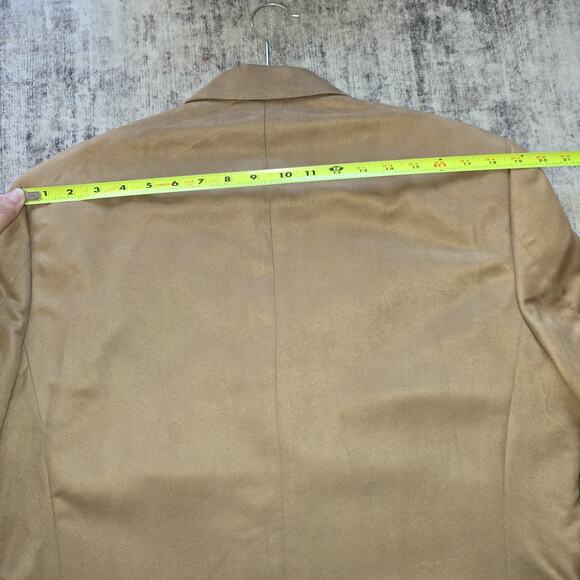Luca Rossi Blazer Mens 40R Tan Camel Sport Coat Notch Lapel 3 Button Jacket - Picture 13 of 16